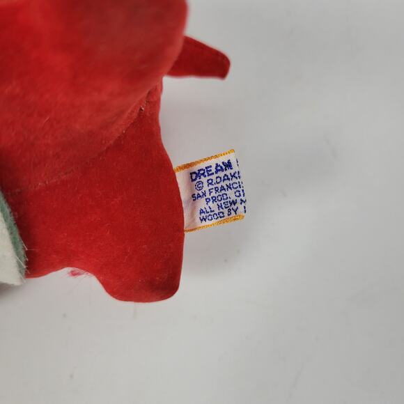 Vintage Dakin Dream Pets Red Christmas Teddy Bear 7" Plush Stuffed Animal - Picture 8 of 13
